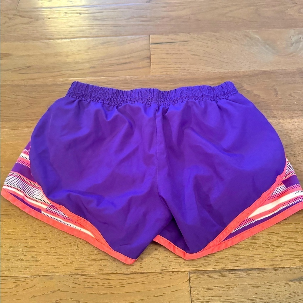 Tek Gear purple and pink workout shorts